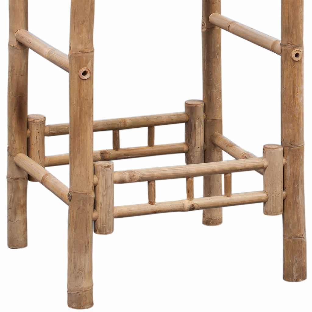 vidaXL Tabourets de Bar Lot de 2 Bambou