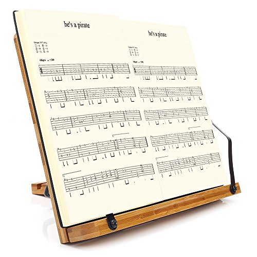 Bamboo Book stand, bello regolabile Book Holder