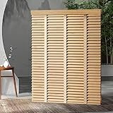 tende veneziane amazon ▲Ombreggiatura e isolamento termico: tende veneziane in legno multifunzionali, utilizzabili tutto l'anno, che impediscono l'irraggiamento diretto del sole in estate, consentono il passaggio della brezza e abbassano la temperatura interna, prevengono la dispersione di calore in inverno e mantengono l'ambiente caldo, oltre a garantire un certo grado di privacy e protezione da occhi indiscreti, rendendo la vita più confortevole.
