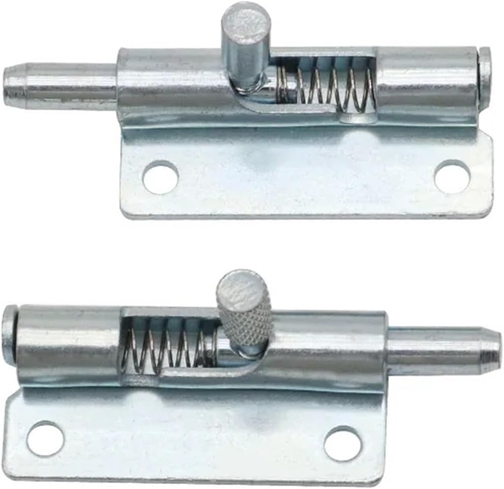 Iron Galvanized Or Stainless Steel Spring-Loaded Hinge Pin for Retractable Doors Detachable Hinges 1Pcs(Left-Iron)