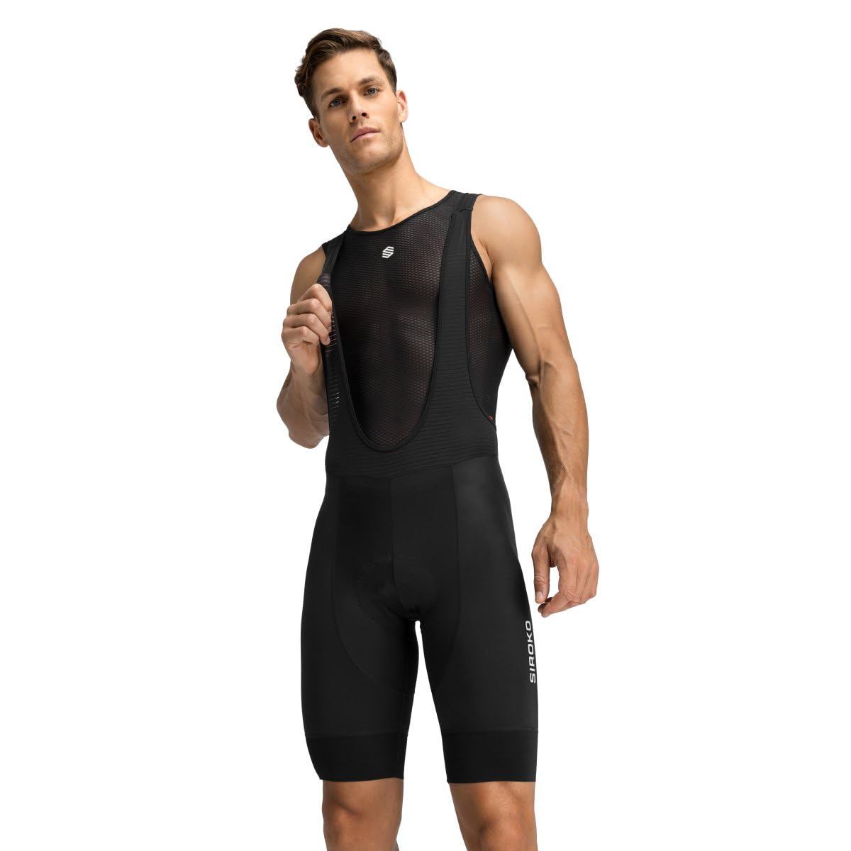 SIROKO - Culotte Ciclismo Flandrien - L - Negro