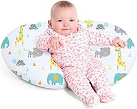 Vista 11 de Little Grape Land - Almohada de lactancia mejorada, lactancia materna y biberón durante 0 a 16 meses, funda suave lavable a máquina con relleno