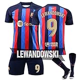 Package includes: Footboll jersey for children and adults. Set includes: 1 x jersey, 1 x shorts, 1 x socks Note: We strongly recommend that you measure your body size first, then refer to our size chart before ordering, if you like a looser fit, you can buy 1-2 sizes up.