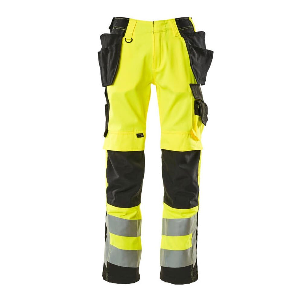 Mascot 15531-860-1709-90C58 Size L90cm/C58 "Wigan" Craftsmen's Trousers - Yellow/Black