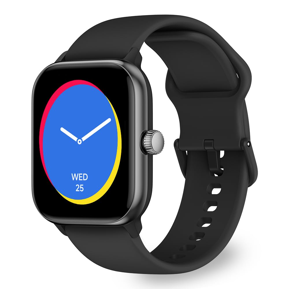 OCTANDRA Pulse 2 VeryFit Smart Watches for Men Women Alexa Built-in 1.85" AMOLED Screen IP68 Fitness Tracker Watch