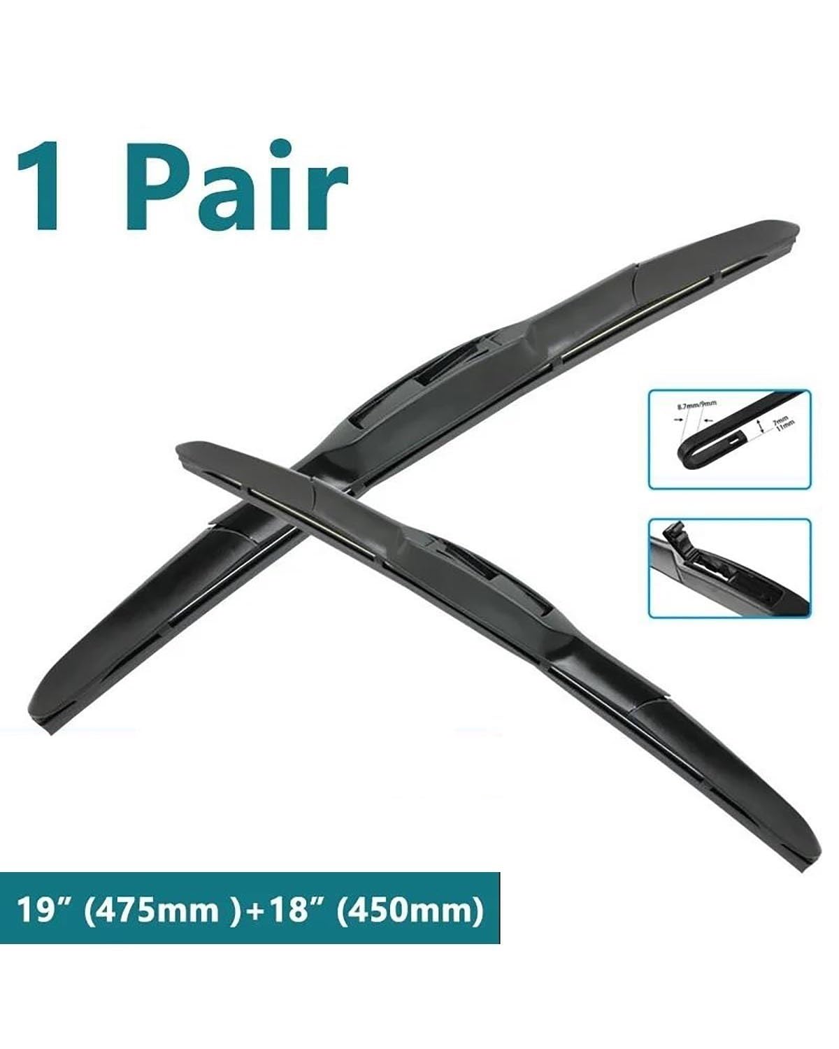 Scheibenwischer Rear Für Mini Für Cooper Hatchback F56 19 "+ 18" 2014 2015 2016 2017 Auto Wischer Auto Windschutzscheibe Scheibenwischer Fenster Für Fit U Haken Arme