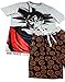 Dragonball Z Pajamas For Mens | Goku Character Short Sleeve Grey T-Shirt With Short OR Long Leg Options | Anime Merchandise Large