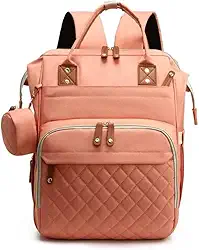 Bolsa Mochila Maternidade - MultiCompartimentos, Material Impermeavel, Compartimento Para Liquidos, Compartimentos Para Fraldas, 6 Bolsos