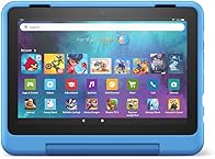 Amazon Fire HD 8 Kids Pro tablet- 2022, ages 6-12 | 8" HD screen, slim case for older kids, ad-free content, parental controls, 13-hr battery, 32 GB, Cyber Sky