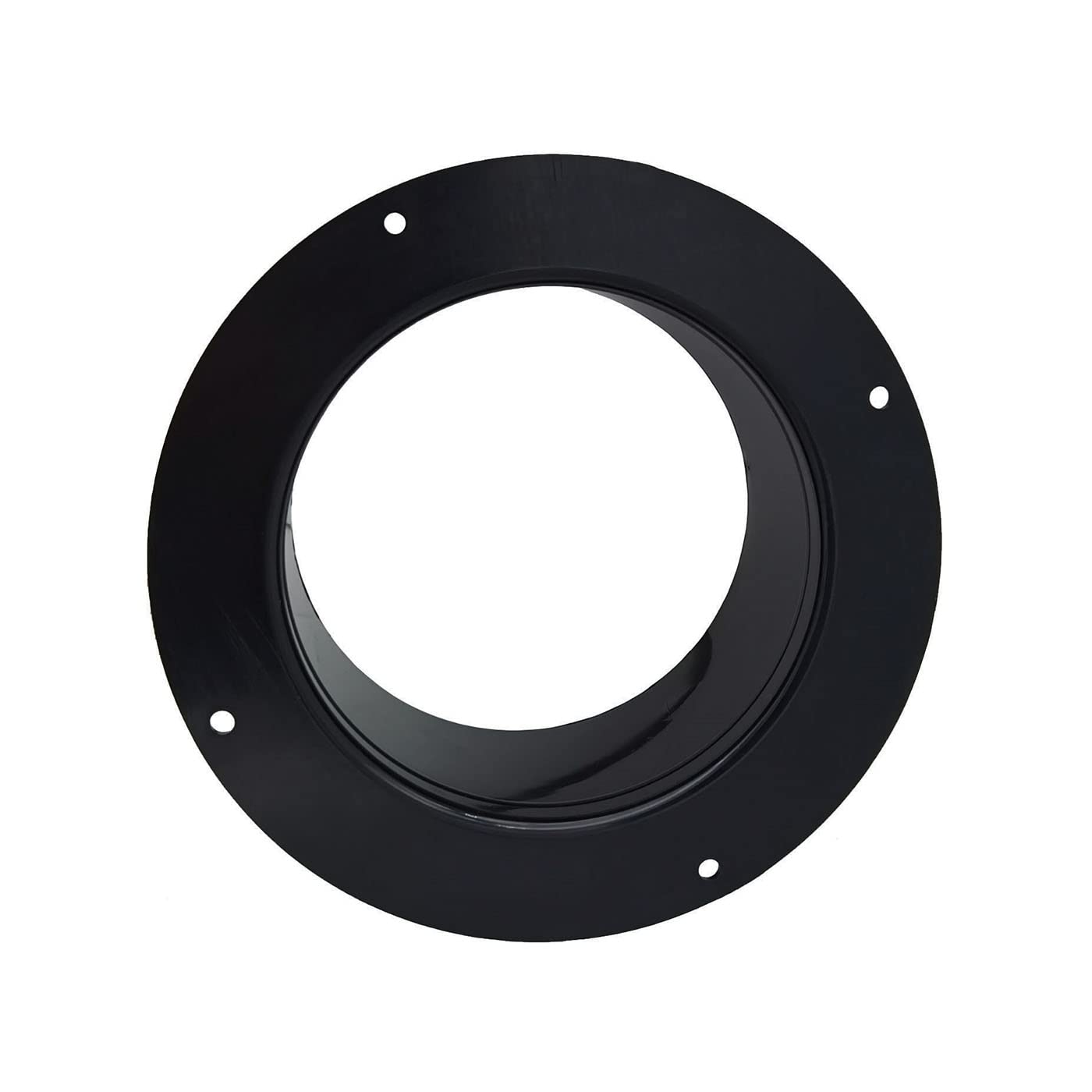 Conector de tubo redondo de PVC, 110 mm, color negro, para tubo de ventilación, color negro, 110 mm