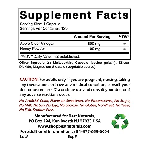 Best Naturals Elderberry 5000Mg & Apple Cider Vinegar Plus 500 Mg #TOP2