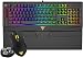 Produktbild GAMDIAS GKC6011 Tastatur USB Schwarz - Tastaturen (Standard, Verkabelt, USB, Schwarz, Maus enthalten)
