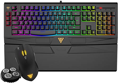 Preisvergleich Produktbild GAMDIAS GKC6011 Tastatur USB Schwarz - Tastaturen (Standard, Verkabelt, USB, Schwarz, Maus enthalten)