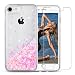 iPhone 7 Case, iPhone 7 Liquid Case, VEGO Glitter Sparkle Bling Flowing Floating Case Cover Fashion Creative Design for Girls for iPhone 7 4.7 inch (Pink)