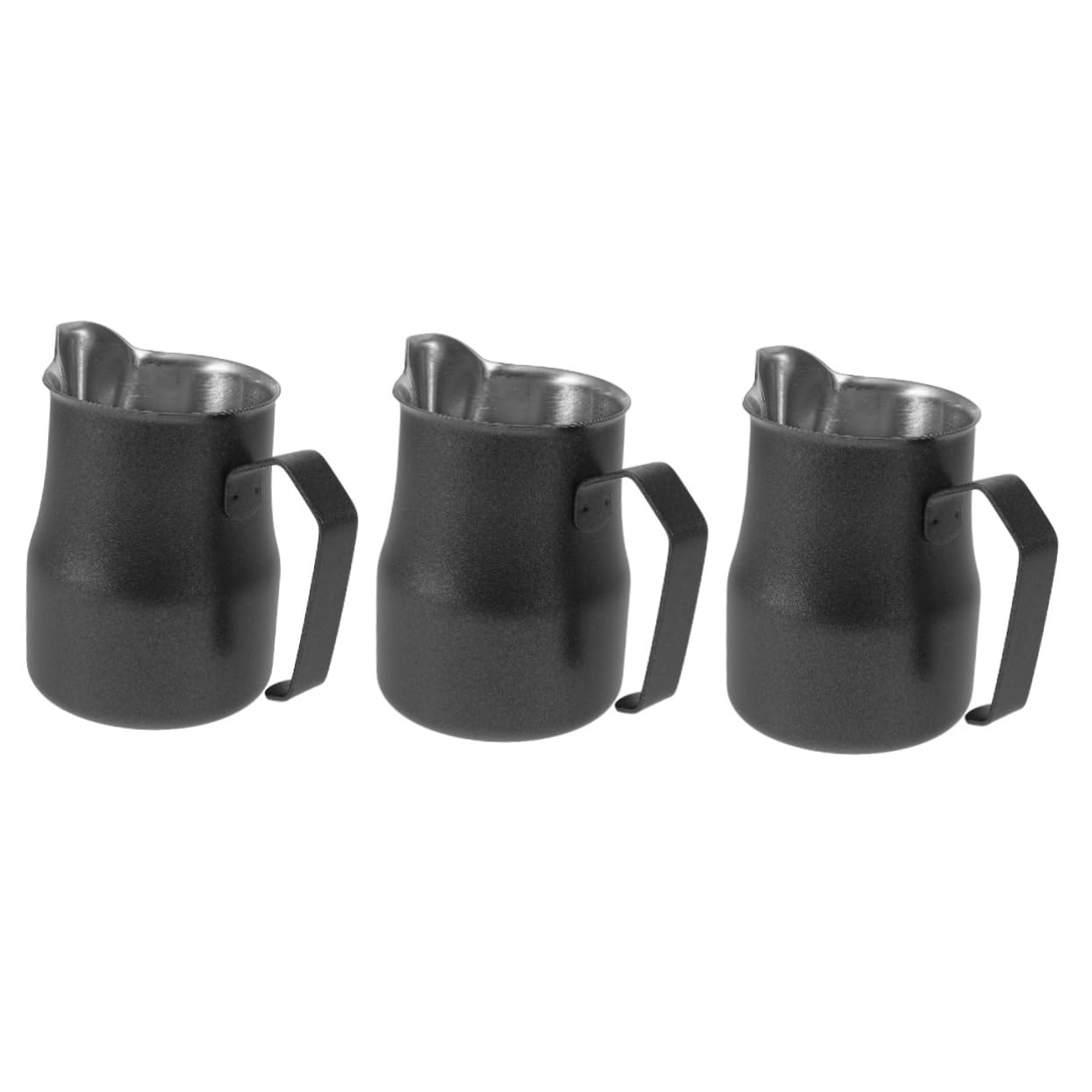 Angoily 3piezas Espumador De Leche Inoxidable Para Café Jarra De Espuma De Para Latte Art Para Espresso y