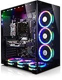 Wahlweise können Sie den PC individuell an Ihre Bedürfnisse anpassen. Noch schnellere Gaming Grafikkarten, größere SSD Kapazität, mehr Arbeitsspeicher, Wasserkühlungen, uvm. Dies finden Sie unter 