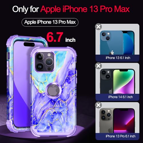 Coque iPhone 13 Pro Max antichoc violette pour éviter les réparations d'écran - 2