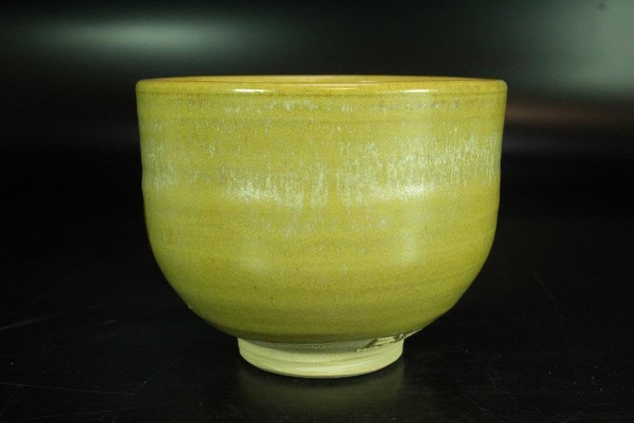 茶道具 清水正作 彩釉 京焼 茶碗 煎茶 美品 共箱(K-YC425)