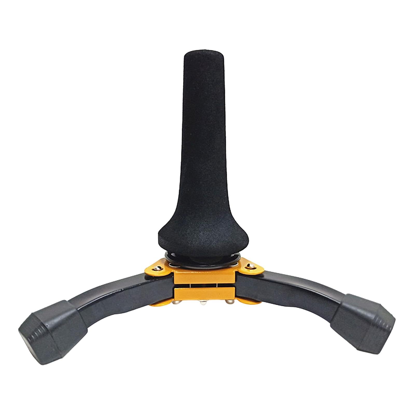 Trumpet Stand Oboe Stand Holder Instrument Accessory Oboe Foldable Lightweight Soprano Saxophone Stand Clarinet Stand Bracket, Yellow