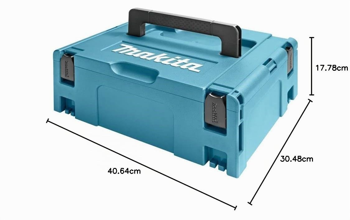 COFFRET MAKITA DE TRANSPORT MAKPAC2 395x295x157 MM (coffret nu) - 821550-0