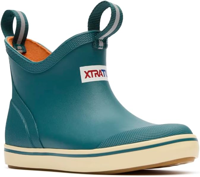 Xtratuf Kids' Ankle Deck Boot, Transformative Teal, Size 7(M)