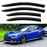 Window Visors Rain Guards for 2022 2023 2024 2025 2026 Subaru WRX, Out-Channel Window Vent Wind Deflectors Visors Shades for 22 23 24 25 26 Subaru WRX Premium Limited GT