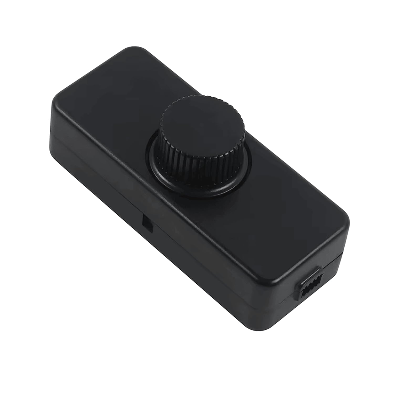 CABLEPELADO Potenciómetro Regulador de Luz con Interruptor – Dimmer LED, Control de Intensidad 12V-24V DC, Atenuador para Tiras LED, Potencia 8A 196W Máx, Conexión por Tornillo
