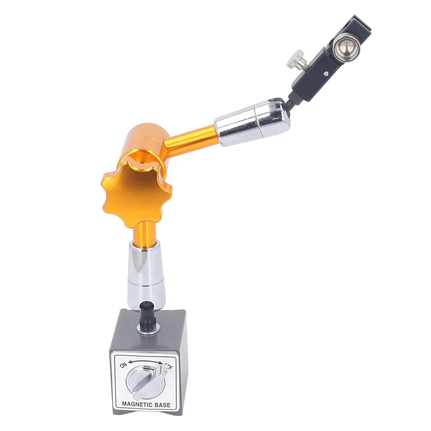 Magnetic Dial Indicator Base Dial Gauge Stand Flexible Arm Machinery Measurement Holder 60kg Suction,Dial Gauge Stand with Magnetic Base