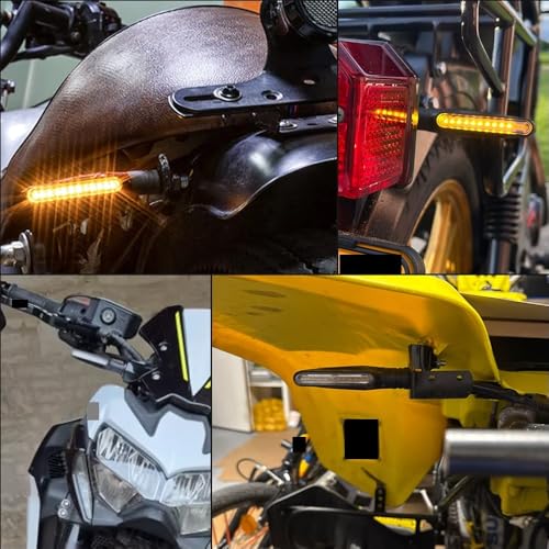 Luz de giro universal para moto 12V flexible para circular seguro en ciudad y carretera 4