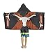 Northwest Texas Longhorns NCAA Cross Out Youth Hooded Micro Fiber Towel 22 x 51 Inches