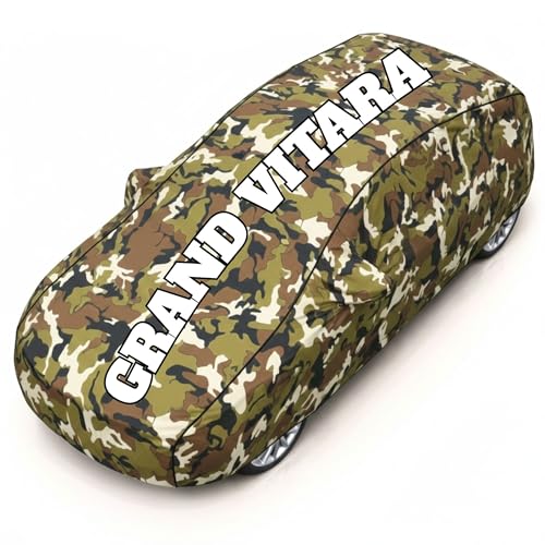 Image of Superior Grade Quality G-Vitara Cover (All Variants) Car Body Cover - 100% Waterproof Custom Fit with Mirror Pockets | Triple-Stitched Elastic Design, Heat Reflective, Anti-Dust, All-Weather