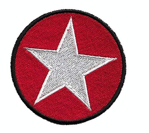 Image of Motohog Unique Embroidered Iron on Patch (Polar Star), 3.2 * 3.2 inches Diameter