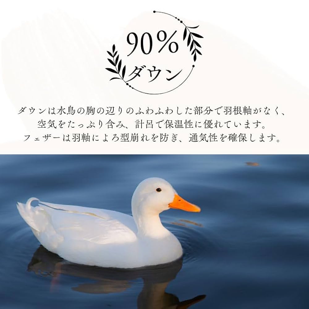 Amazon｜いいはねふとん店 羽毛布団 ダブルロング 【1.4