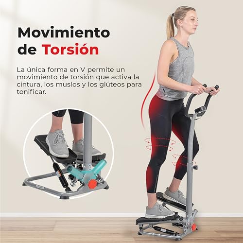 Variante de SUNNY HEALTH & FITNESS máquina steps Twister Stepper ajustable