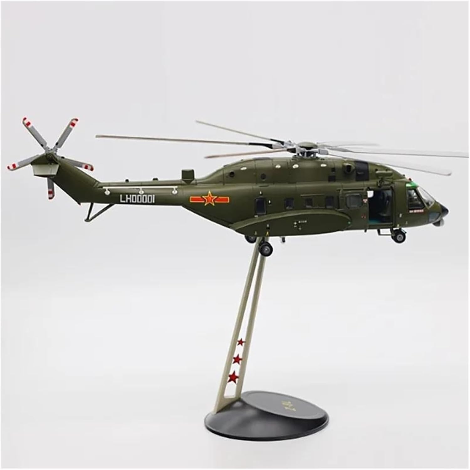 1:48 for Z-8L Helicopter Model Alloy Aircraft Aircraft for Suitable Enthusiasts Collection Scale Metal Airplane