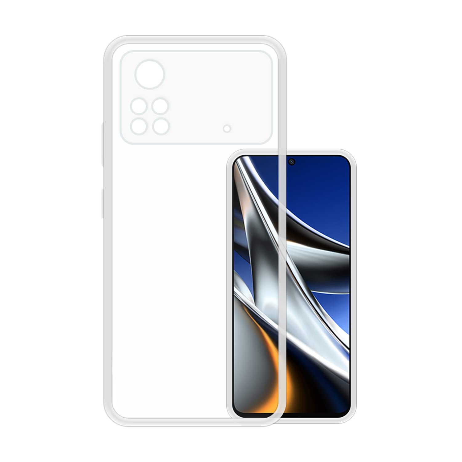 VIDO Transparent Back Case Cover for Poco X4 Pro 5G (Soft & Flexible & Camera Protection Back Case) (B09X342MN9) Amazon Price History, Amazon Price Tracker