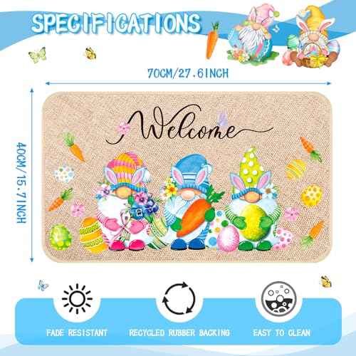 Tapete de bienvenida Zhanmai 40x70 cm para interior y exterior miniatura 3