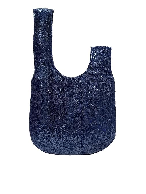 Image of Signature Potli Bag for Women - Sequin Knot Detail | Wedding & Cocktail Festive Statement Ethnic Handbag