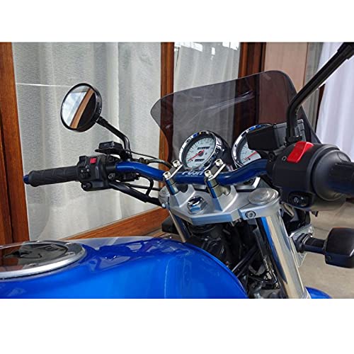 Rehausseurs De Guidon Moto Pour Moto Guzzi V7 (2014-2024) Et V85 TT (2020-2024) - 7/8" (22mm) - Alliage D'Aluminium Noir