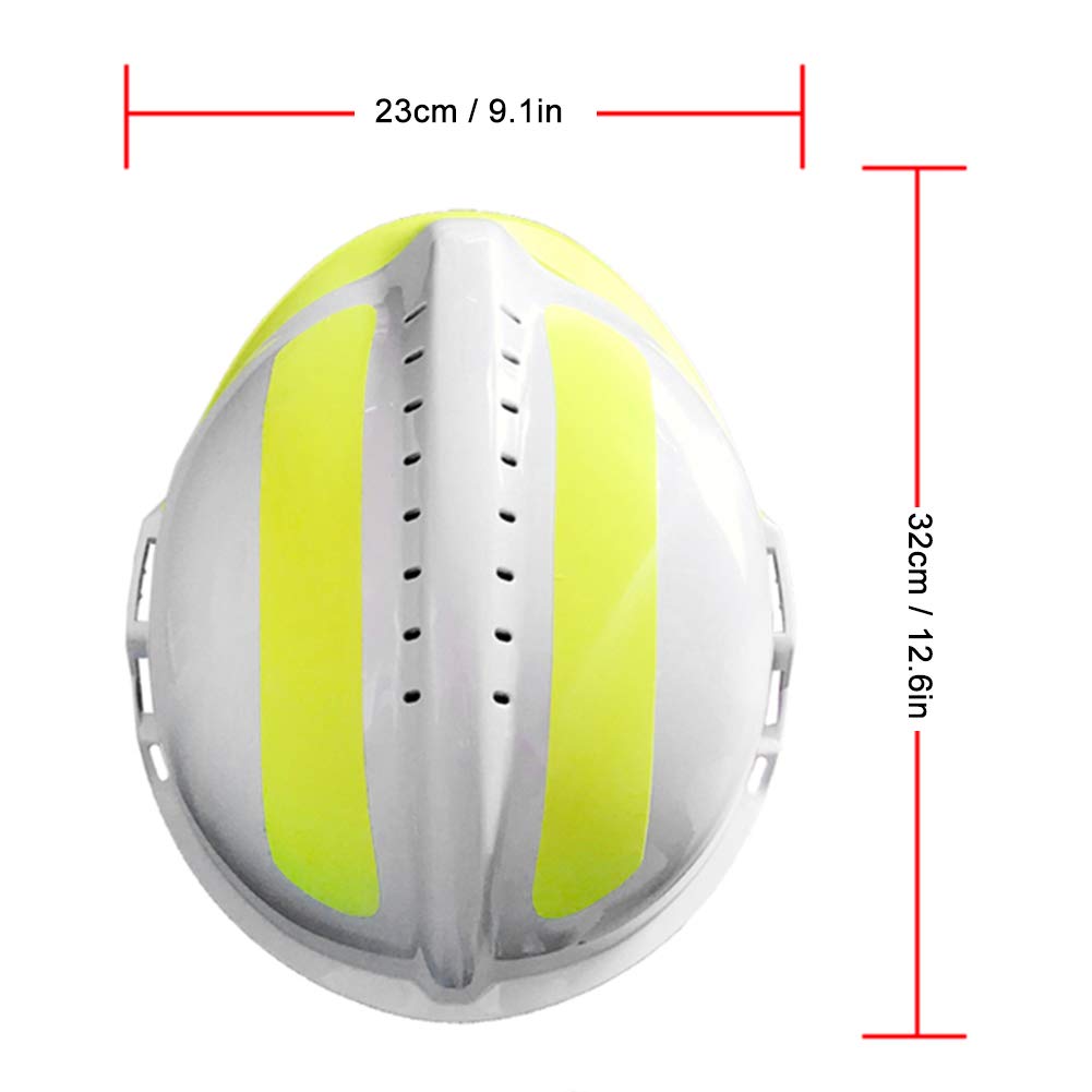 Cascos de Seguridad, Casco Protector de Bombero antiimpacto de Rescate de Emergencia con Faro y Gafas, Anti-aplastamiento y anticolisión