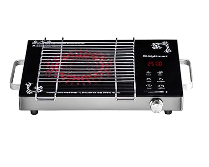 DIGISMART Emerald Induction 2500 Watts Stove Auto-Off Safety Works with All Cookware, Glass Top Design, Soft Touch Controls come with 1 Year Warranty (Black)