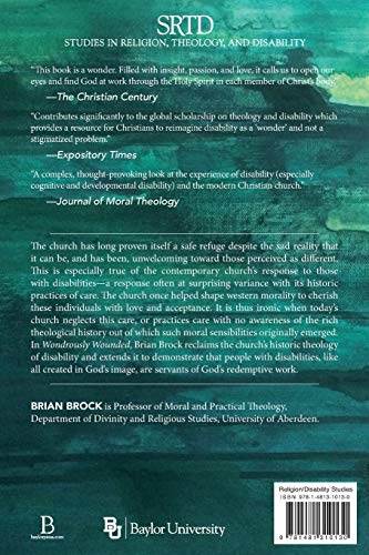 Wondrously Wounded: Theology, Disability, And The Body Of Christ (Studies In Religion, Theology, And Disability) #TOP1