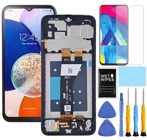 ZTOOYO for Samsung Galaxy A14 5G Screen Replacement with Frame for Samsung a14 a146u Screen Replacement kit s146vl a146a a146w LCD Touch Display digitizer with Repair Part Tools 6.6 inch Black