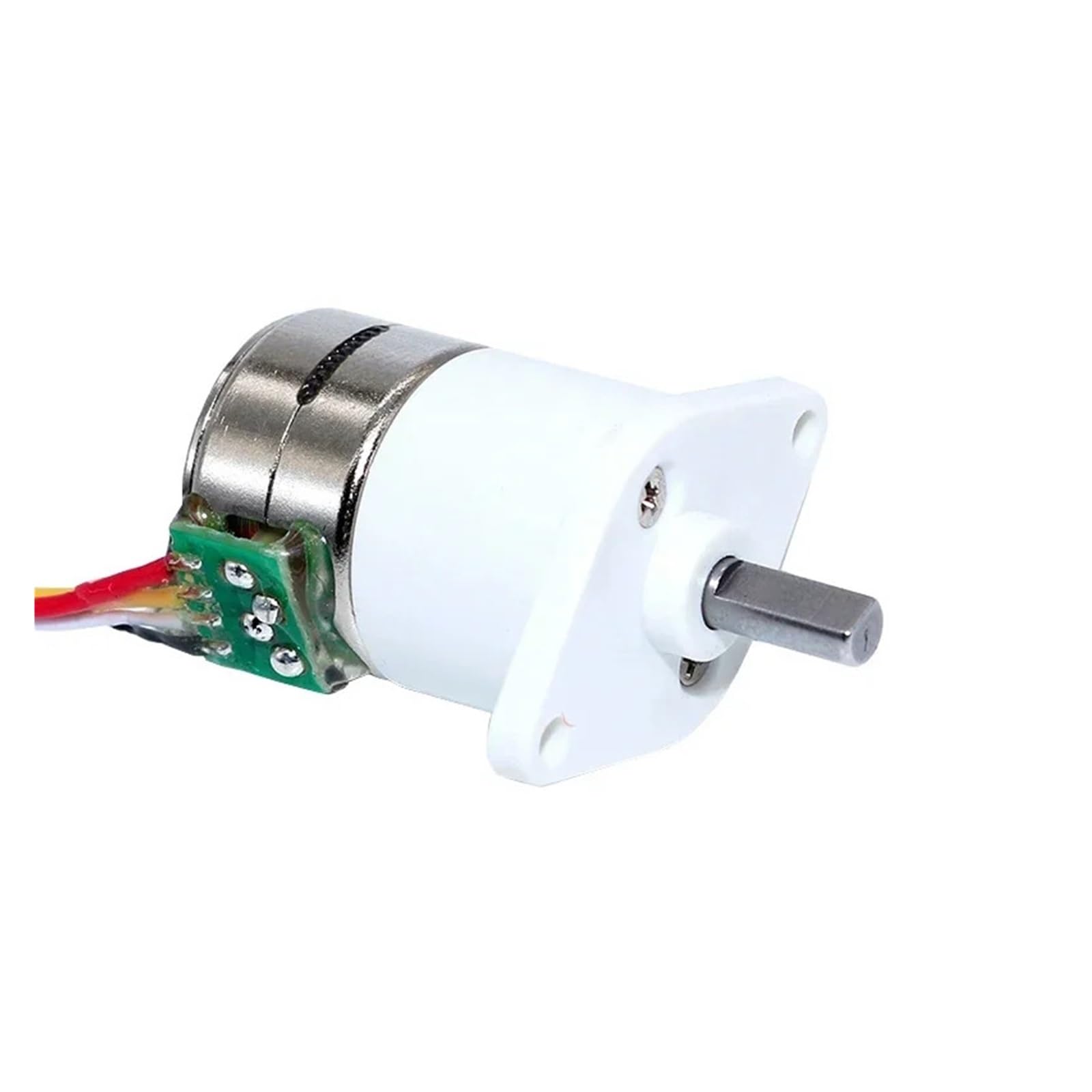 AARTERZZA 15BY 15MM Full Metal Gearbox Gear Stepper Electronic Starter DC 5V 2-Phase 4-Wire Speed Reduction Gear Stepping Electronic Starter Speed Ratio 298