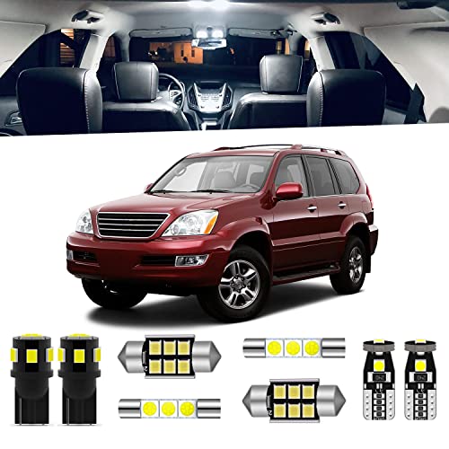 Kit de luces LED interior para Lexus GX470, 18 piezas miniatura 1