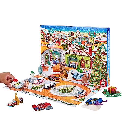 Calendario de Adviento Hot Wheels 2023 con 8 Autos 1:64 miniatura 4