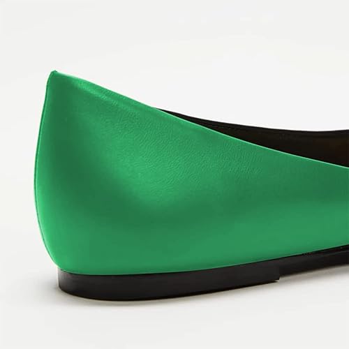 Miniatura 3 de Women Comfortable Slip On Pointed Toe Flat Heel Pumps Flats Daily Office Party Dress Unisex Shoes US Size 4-16