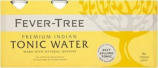 Fever Tree Light Tonic Water, 8 x 150 ml