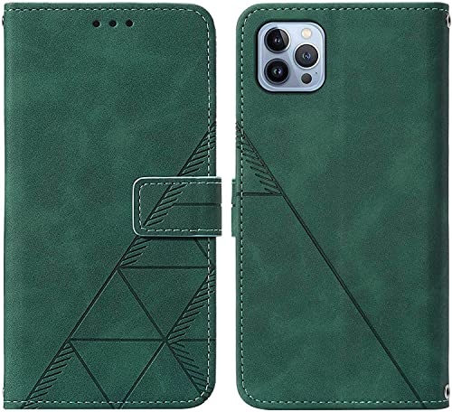 Étui portefeuille iPhone 13 coque à rabat magnétique anti-choc avec fente