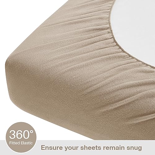 Softan SHTFLA-SD-Q Micro Fleece Bed Sheet Set, Queen 4-Piece Polar Fleece Sheet Set Includes Flat Sheet thumb #4